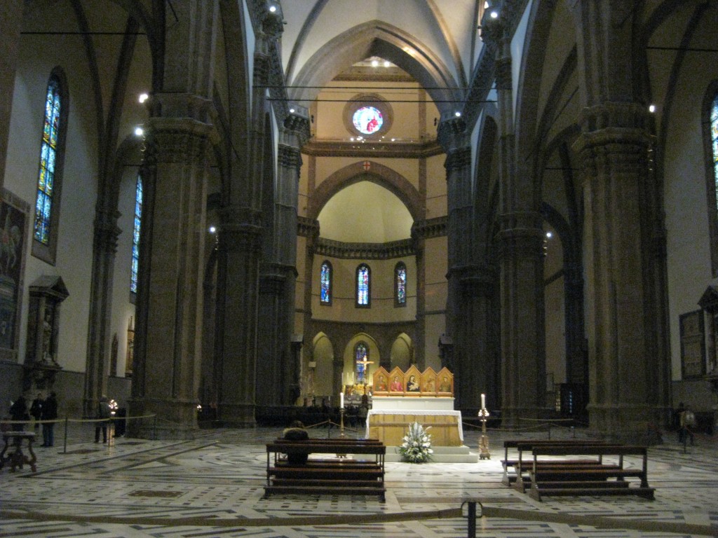 A view inside the Duomo.