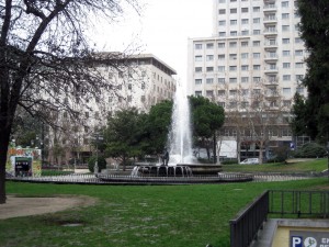 In Plaza de Espana!