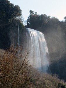 A view of the main waterfall as we entered the park.