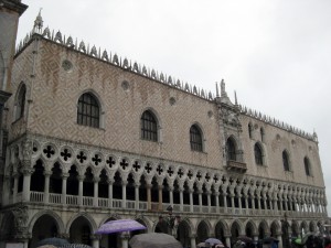 The outside of Doge's Palace.