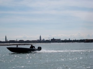 The boat ride back to Venice!