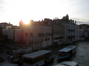Sunset in Venice!