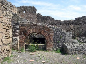 An ancient brick oven.